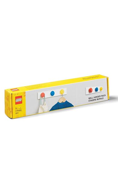 LEGO Gear 5006230 Wall Hanger Rack Red Blue Yellow