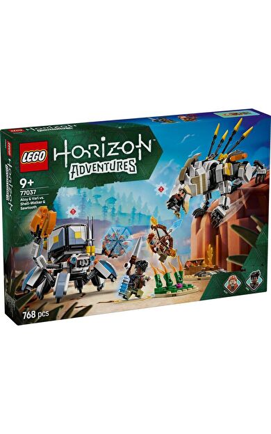 LEGO Horizon 77037 Aloy and Varl vs. Shell-Walker and Sawtooth