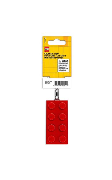 LEGO Iconic KE234HR Brick 2x4 RED LED Key Chain