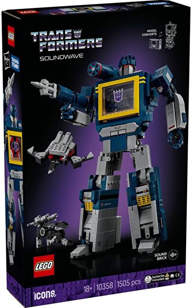 LEGO Icons 10358 Transformers: Soundwave