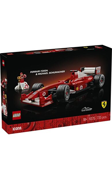 LEGO Icons 11375 Ferrari F2004 and Michael Schumacher