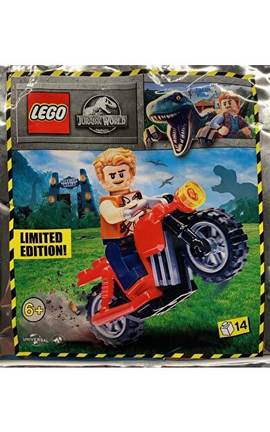 LEGO Jurassic World 122114 Owen and red motorbike