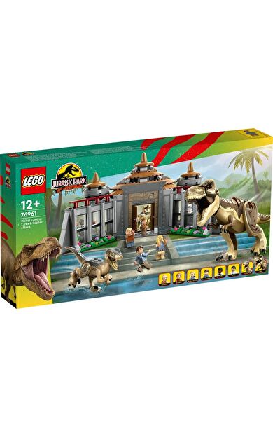 LEGO Jurassic World 76961 Visitor Centre: T.rex and Raptor Attack