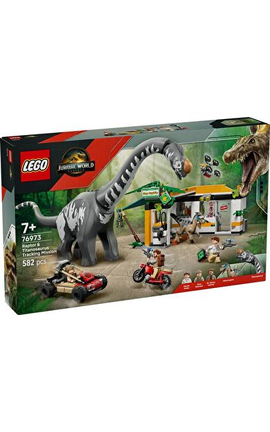 LEGO Jurassic World 76973 Raptor and Titanosaurus Tracking Mission