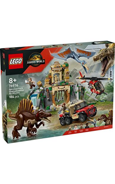 LEGO Jurassic World 76976 Spinosaurus and Quetzalcoatlus Air Mission