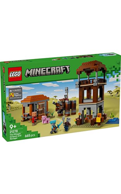 LEGO Minecraft 21278 The Pillager Outpost and Ravager