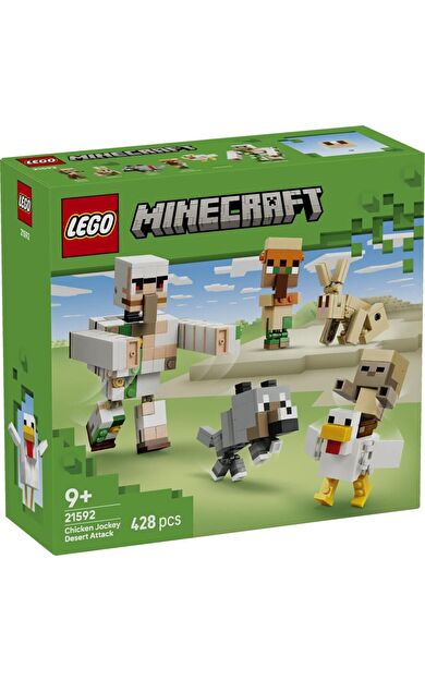 LEGO Minecraft 21592 Chicken Jockey Desert Attack