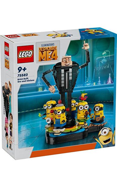 LEGO Minions 75582 Brick-Built Gru and Minions