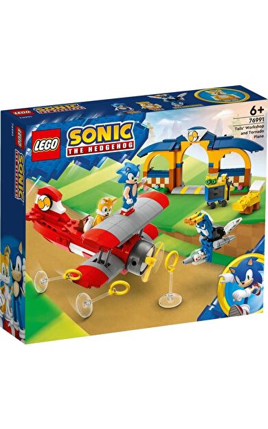 LEGO Sonic the Hedgehog 76991 Tails' Workshop and Tornado Plane