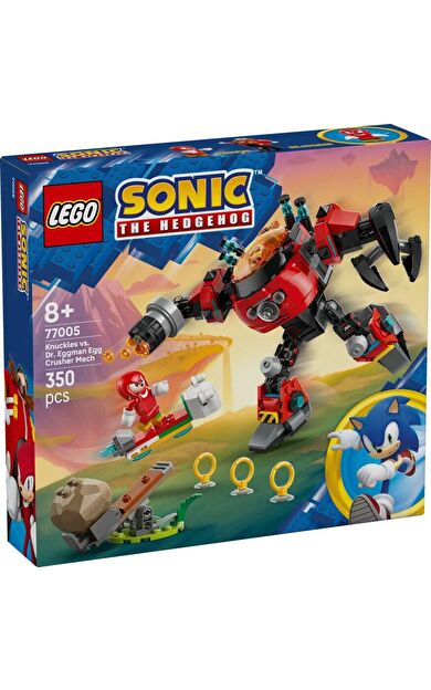 LEGO Sonic the Hedgehog 77005 Knuckles vs. Dr. Eggman Egg Crusher Mech