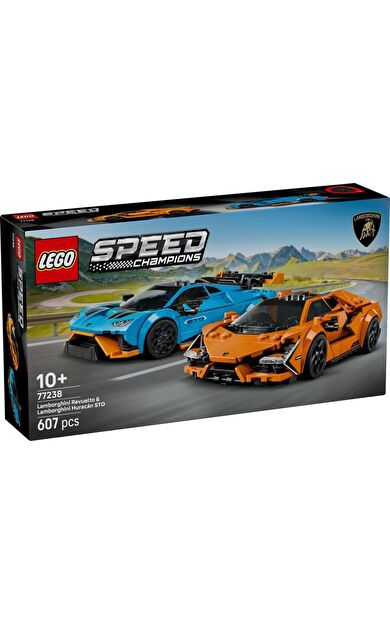 LEGO Speed Champions 77238 Lamborghini Revuelto and Lamborghini Huracán STO