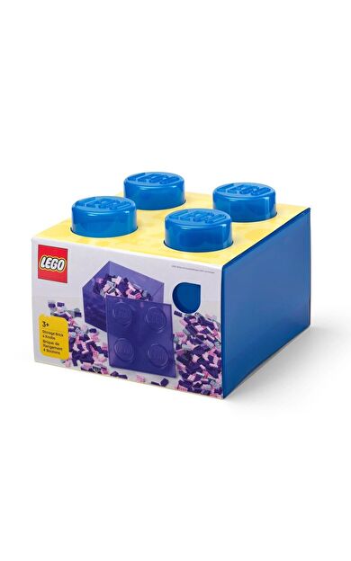 LEGO Storage 253221 2*2 Translucent Blue Storage Brick