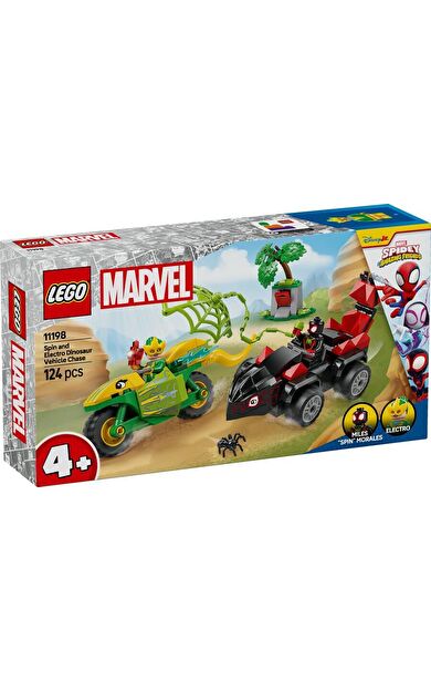 LEGO Super Heroes 11198 Spin and Electro Dinosaur Vehicle Chase