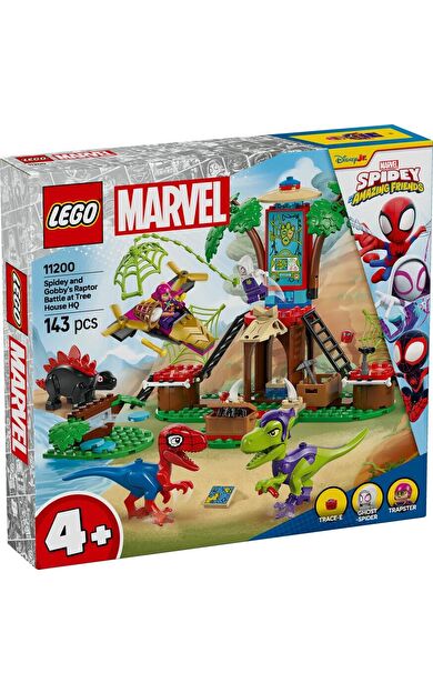 LEGO Super Heroes 11200 Spidey and Gobby's Raptor Battle at Tree House HQ