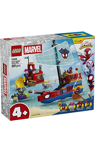 LEGO Super Heroes 11208 Team Spidey Pirate Ship