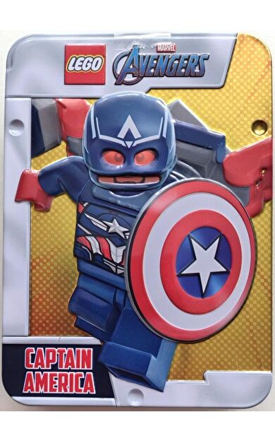 LEGO Super Heroes 242506-1 Captain America Metal Box (Rectangular Box Version)