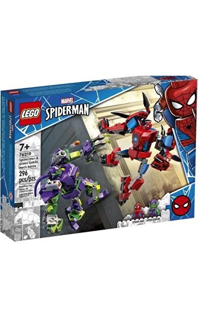LEGO Super Heroes 76219 Spider-Man and Green Goblin Mech Battle