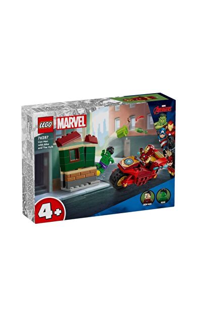 LEGO Super Heroes 76287 Iron Man with Bike and The Hulk
