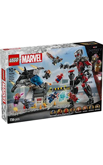 LEGO Super Heroes 76314 Captain America: Civil War Action Battle