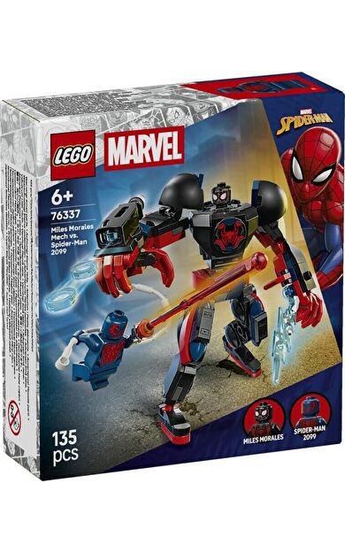 LEGO Super Heroes 76337 Miles Morales Mech vs. Spider-Man 2099