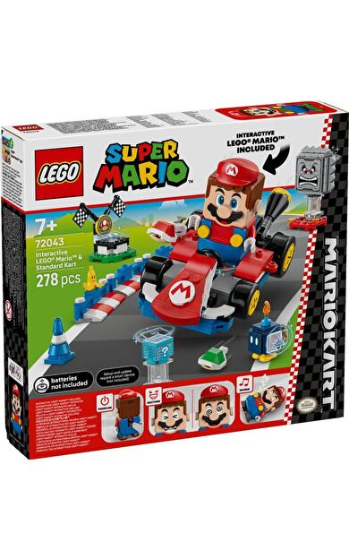 LEGO Super Mario 72043 Interactive LEGO Mario and Standard Kart