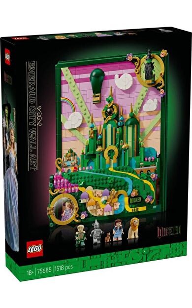 LEGO Wicked 75685 Emerald City Wall Art