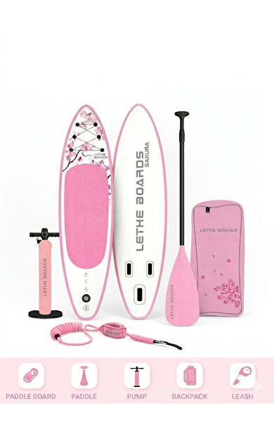 Lethe Boards Sakura Sup Paddle Board 3Finli 320x82x15-Full Set Şişme Sörf Tahtası