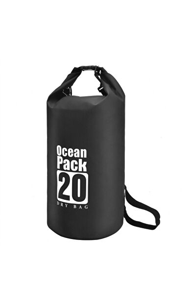 Lethe Boards Ocean Pack 20 L Siyah Su Geçirmez Yüzen Çanta