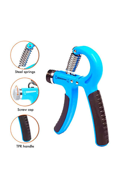 Lethe Boards Ayarlanabilir 5-60 Kg Dirençli  Fitness El Yayı El Kavrama Spor Egzersiz Aleti