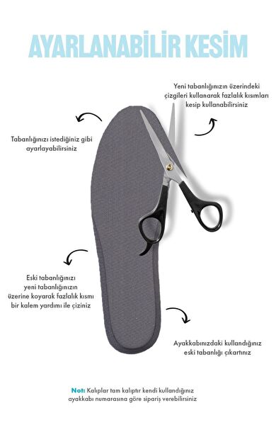 Letoon Unisex Kışlık İç Tabanlık - Füme