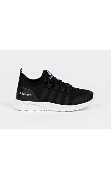 Letoon Unısex Çocuk Sneaker - Si̇yah Beyaz