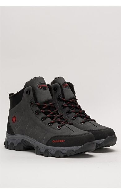 LETOON Unisex Outdoor Trekking Ve Günlük Kullanım Botu - Füme