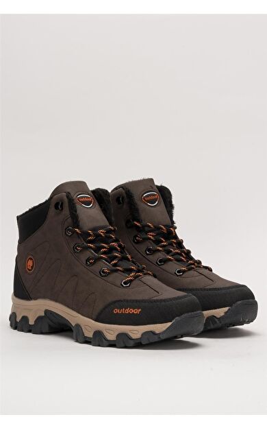 LETOON Unisex Outdoor Trekking Ve Günlük Kullanım Botu - Kahverengi̇