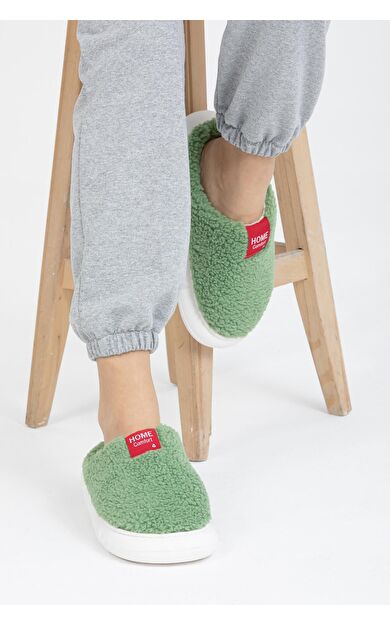 Letoon Kadın Ev Terliği Rahat Yumuşak Giyim Comfort - Yeşi̇l