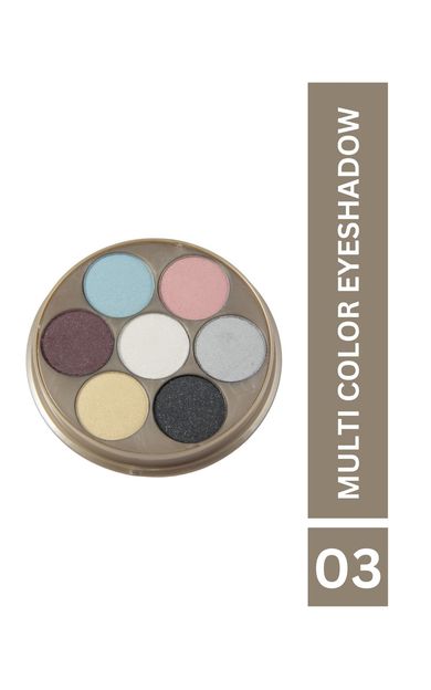 LILYUM Çok Renki Göz Farı - Multi Color Eyeshadow - No: 03 MOR-SİYAH-BEYAZ-MAVİ