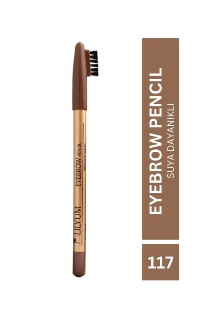 LILYUM Kaş Kalemi Koyu Kahve - Eyebrow Pencil - No: 117 KOYU KAHVE