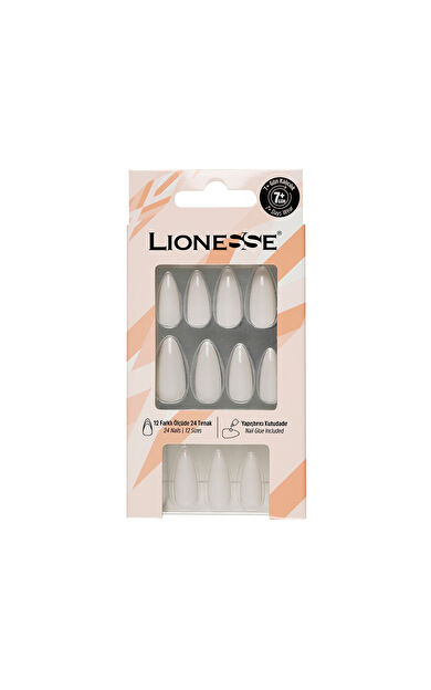 Lionesse Takma Tırnak 24'Lü A-90 White