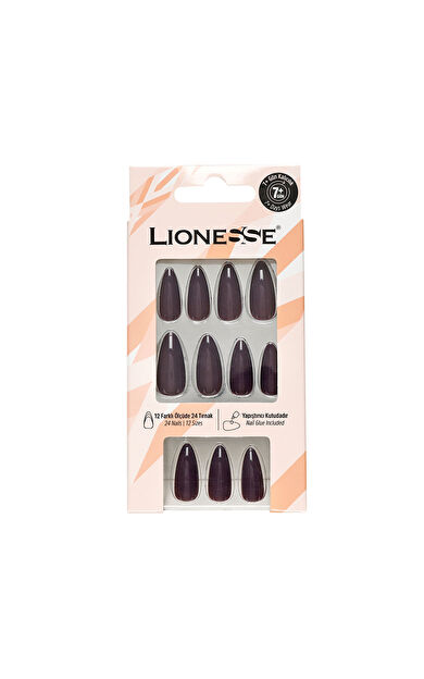 Lionesse Takma Tırnak 24'Lü A-92 Purple