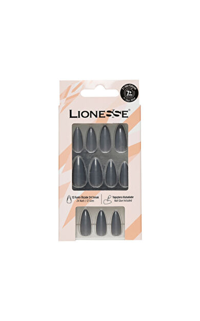Lionesse Takma Tırnak 24'Lü A-94 Metallic