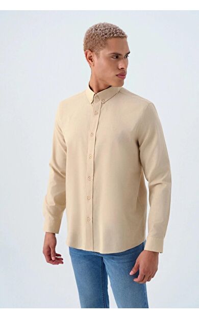 Loft Erkek Gömlek LF2037403 LF2037403-BEI