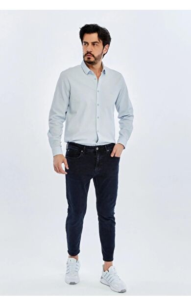 Loft Justin Enzo Blue Black Wash M Erkek Jean Pantolon LF2043526