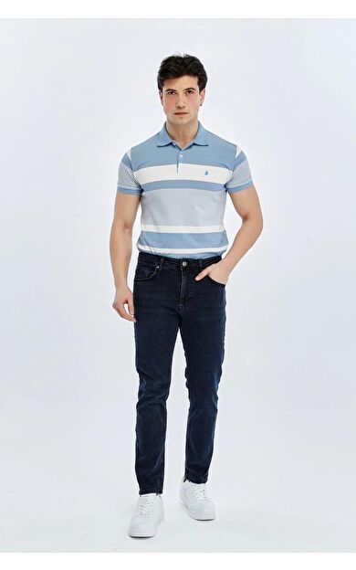Loft Ricardo Enzo Blue Black Wash M Erkek Jean Pantolon LF2043530