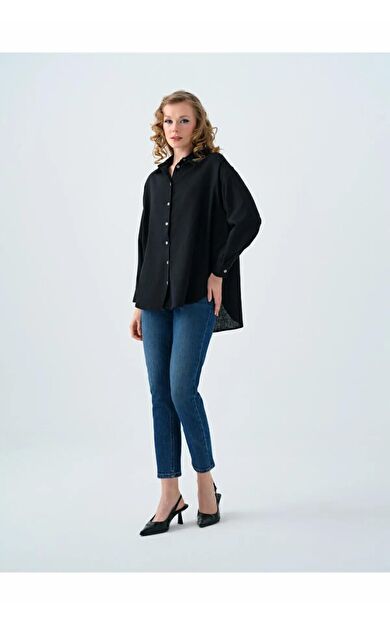 Loft Stella Mıd Blue Wash Mom Kadın Jean LF2037084