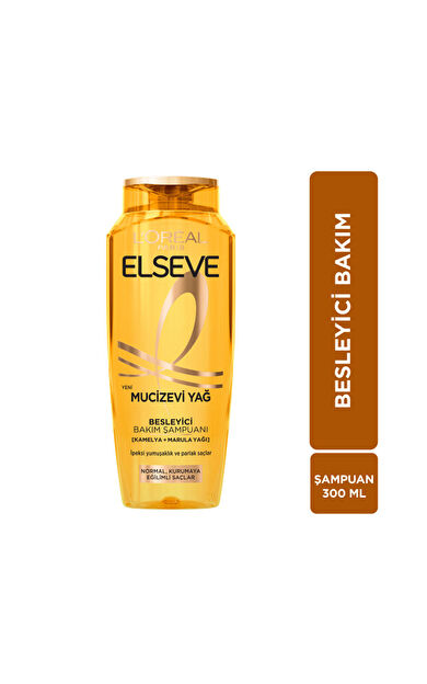 L'Oréal Paris Elseve Mucizevi Yağ Besleyici Bakım Şampuanı 300 Ml