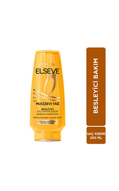 L'Oréal Paris Elseve Mucizevi Yağ Besleyici Saç Bakım Kremi 250 Ml