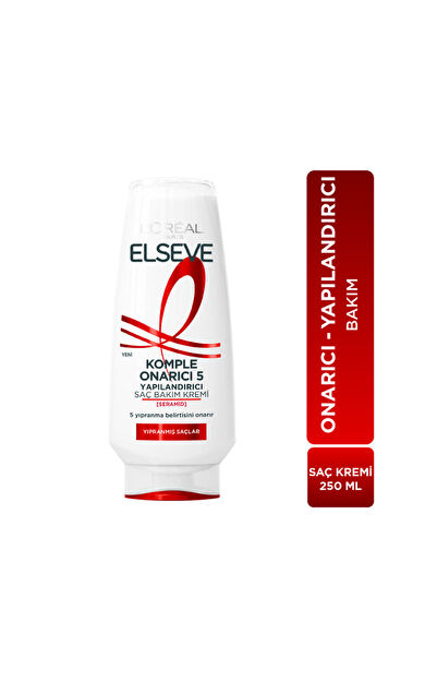 L'Oréal Paris Elseve Komple Onarıcı 5 Yapılandırıcı Saç Bakım Kremi 250 Ml