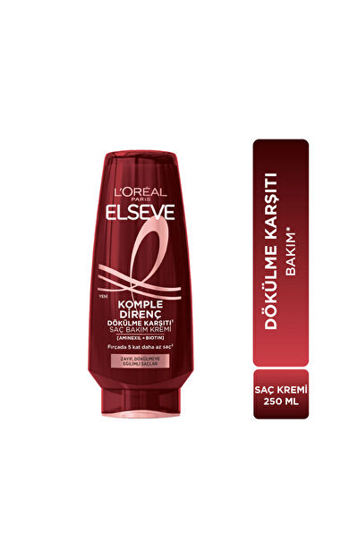 L'Oréal Paris Elseve Kopmle Direnç Dökülme Karşıtı Saç Bakım Kremi 250 Ml