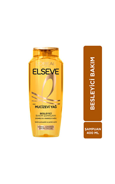 L'Oréal Paris Elseve Mucizevi Yağ Besleyici Bakım Şampuanı 400 Ml