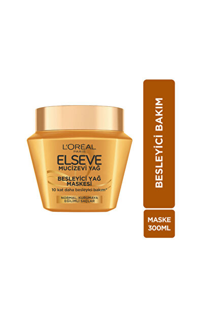 L'Oréal Paris Elseve Mucizevi Yağ Besleyici Yağ Maskesi 300 Ml