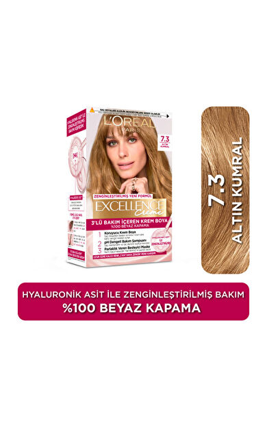 L'Oréal Paris Excellence Creme Saç Boyası 7-3 Altın Kumral